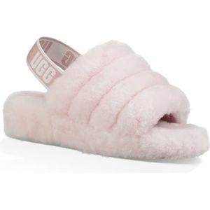 Size 9 Fur UGG Slide Slippers